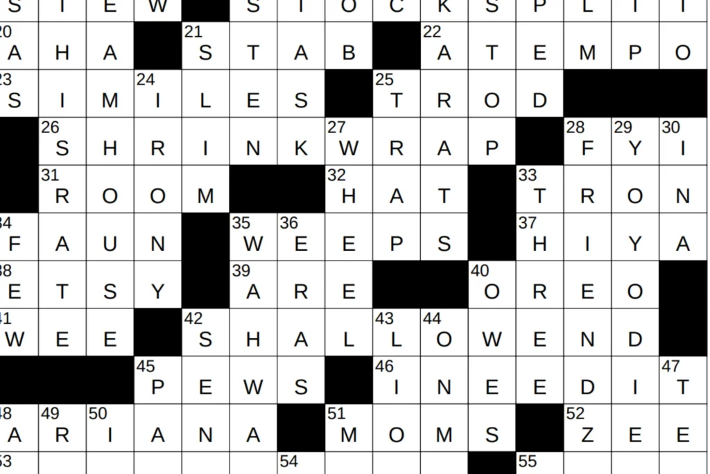 Clairvoyant Touring London Crossword Clue