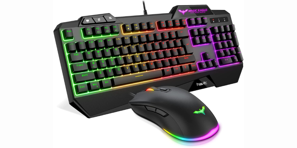 gaming computer mouse and keyboard