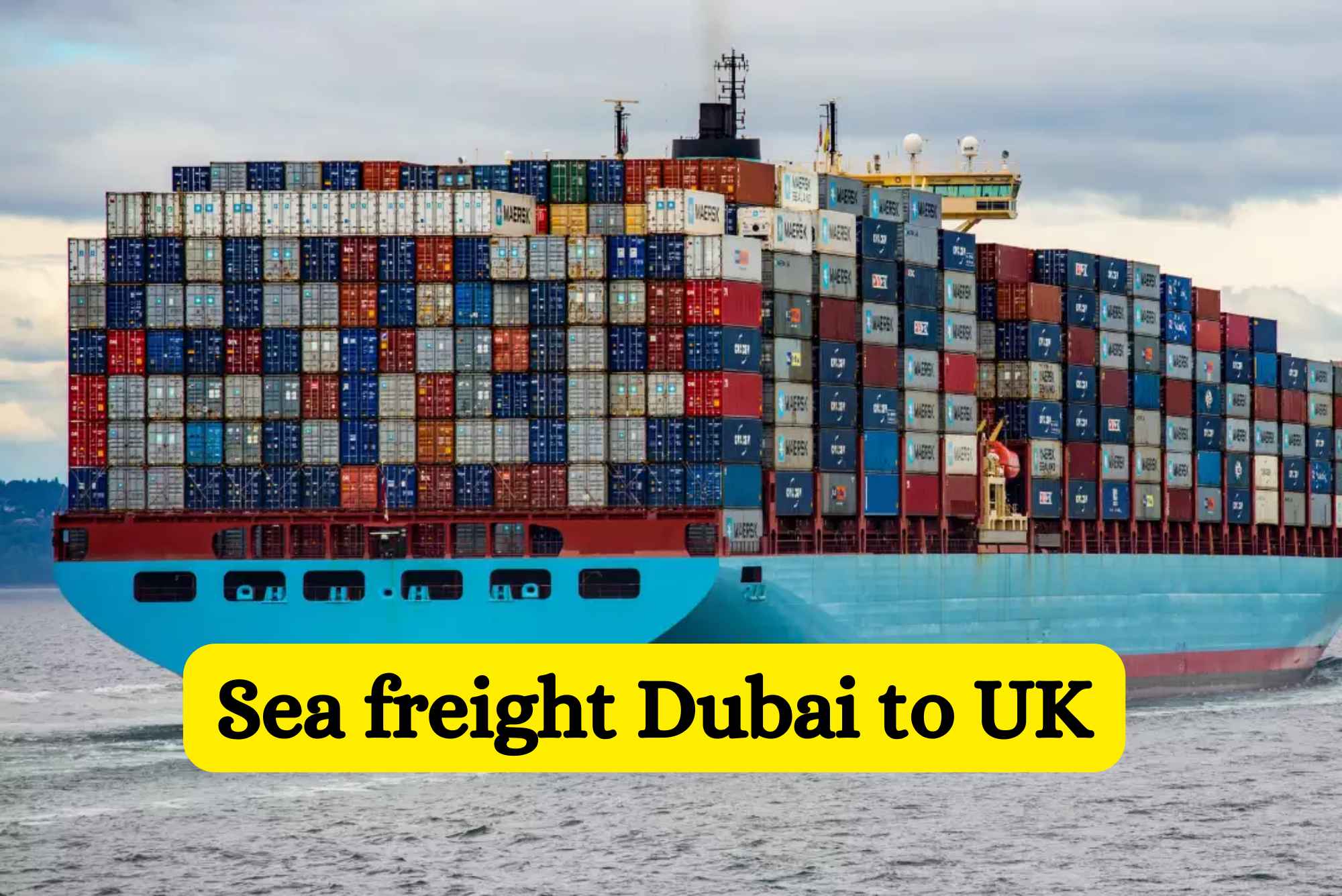 Sea freight Dubai to UK