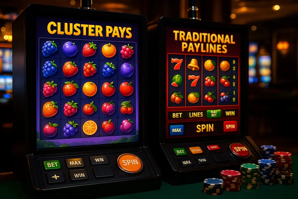 Are cluster pays slots better than traditional paylines