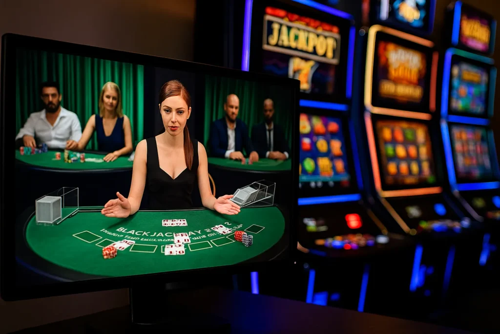 How Do Live Dealer Games Compare to Random Number Generator Slots