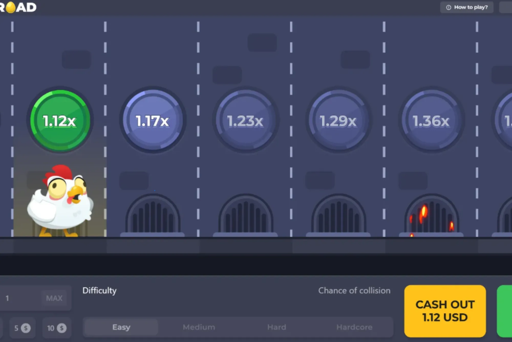Does chicken road game have different maps